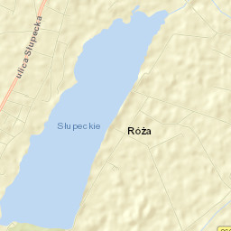 Powiat słupecki Street Map