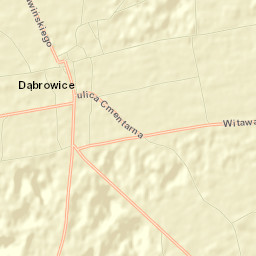 Dąbrowice Street Map