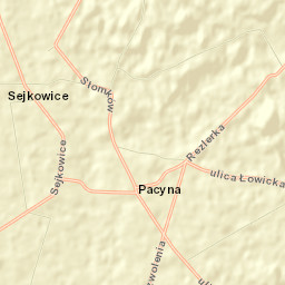 Pacyna Street Map