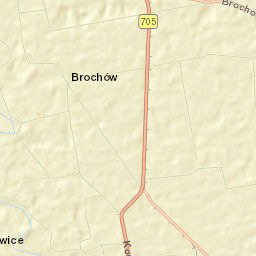 Brochów Street Map
