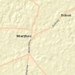 Wierzbno Street Map