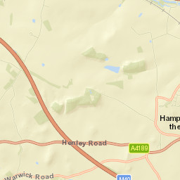 M40, Warwick, Warwickshire CV35, UK Street Map