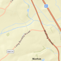 A5, Northampton, Northamptonshire NN6 Street Map