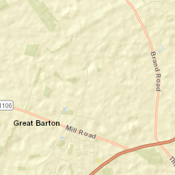 Great Barton Street Map