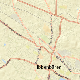 Ibbenbüren Street Map