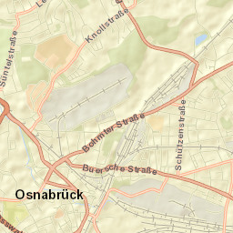 Osnabrück Street Map