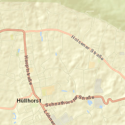 Hüllhorst Street Map