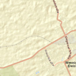 Wennigsen Street Map