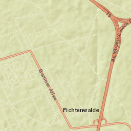 Fichtenwalde Street Map
