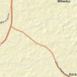Szczaniec Street Map