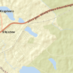 Stęszew Street Map