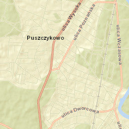 Puszczykowo Street Map
