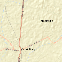 Osiek Mały Street Map