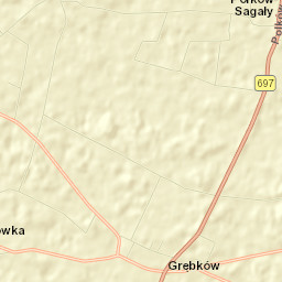 Grębków Street Map