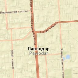 Pavlodar Street Map