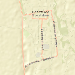 Sovetskoye Street Map