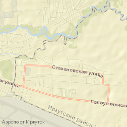Dzerzhinsk Street Map