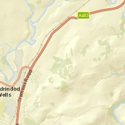 Llandrindod Wells Street Map