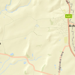 Astwood Bank Street Map