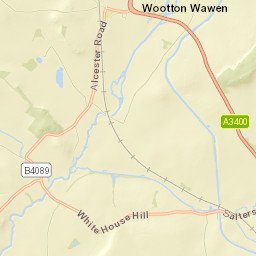 Stratford Road, Henley-in-Arden, Warwickshire Street Map