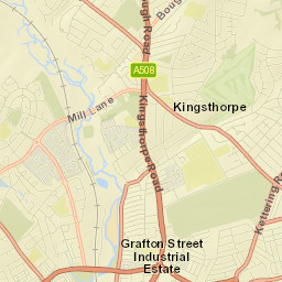 20 Kingsley Road, Northampton, Northamptonshire  Street Map