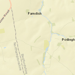 Podington Street Map