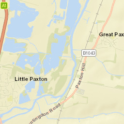 Great Paxton Street Map