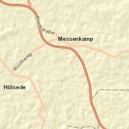 Hülsede Street Map