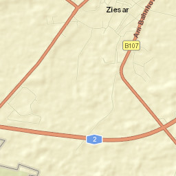 Ziesar Street Map