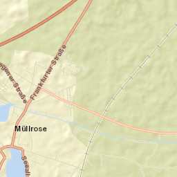 Müllrose Street Map