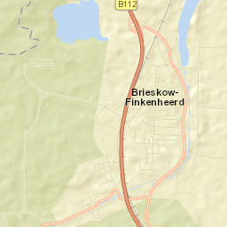 Brieskow-Finkenheerd Street Map