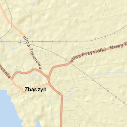 Zbąszyń Street Map