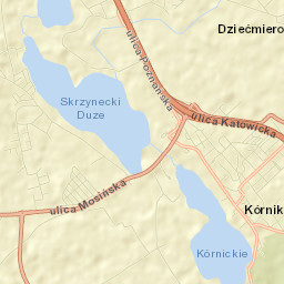 Kórnik Street Map