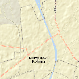 Powiat koniński Street Map