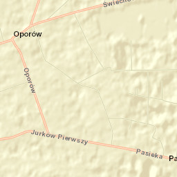 Oporów Street Map