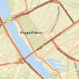 Praga Północ Street Map