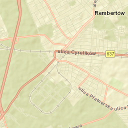 Rembertów Street Map
