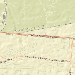 Wesoła Street Map
