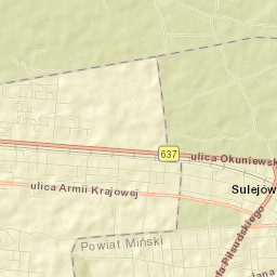 Sulejówek Street Map