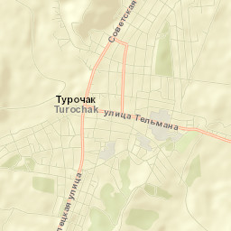 Turochak Street Map
