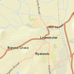 Leominster Street Map