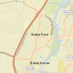 Saint Neots Street Map