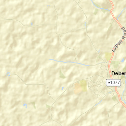 Debenham Street Map