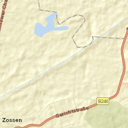 Zossen Street Map