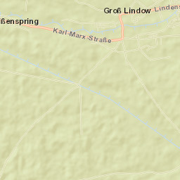 Groß Lindow Street Map