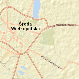 Środa Wielkopolska Street Map