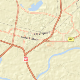 Konin Street Map