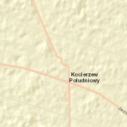 Kocierzew Południowy Street Map