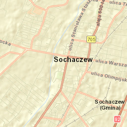 Sochaczew Street Map