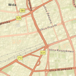 Wola Street Map